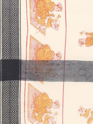 ethnic motif suit unstitched suit - 16840022 - Standard Image - 5