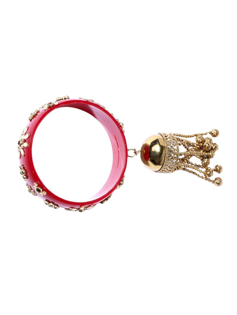 red bangle kaleere set - 16842383 - Zoom Image - 2