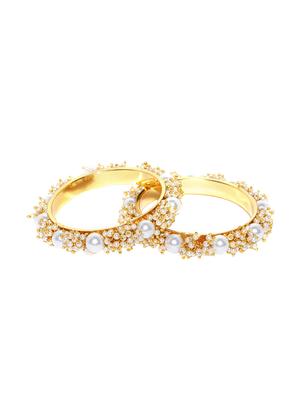 white gold tone brass bangle - 16842429 - Standard Image - 2