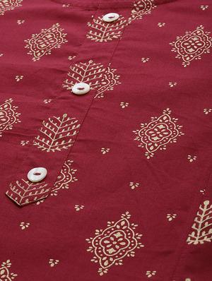 printed straight kurta - 16842875 - Standard Image - 5