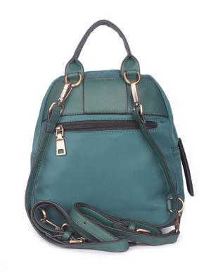 green leatherette regular backpack - 16843465 - Standard Image - 2