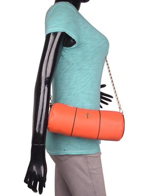 orange leatherette regular sling bag - 16843488 - Standard Image - 5