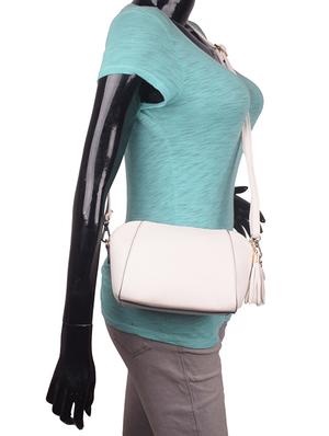 cream leatherette regular sling bag - 16843543 - Standard Image - 5