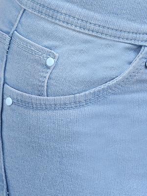high rise distressed jeans - 16844100 - Standard Image - 5