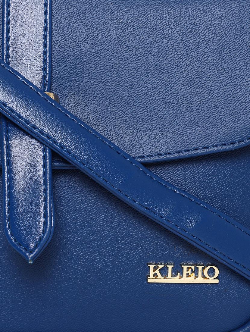 blue leatherette regular sling bag - 16845088 - Zoom Image - 5