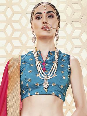 self design panelled lehenga - 16845429 - Standard Image - 2