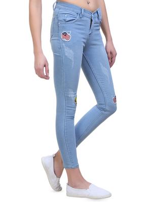 quirky patch distressed jeans - 16847305 - Standard Image - 2