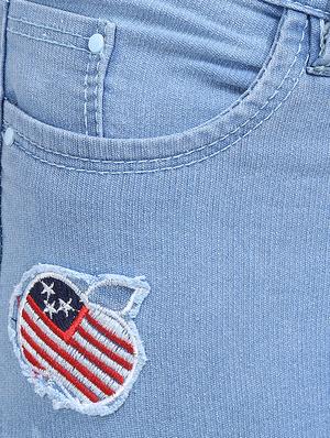 quirky patch distressed jeans - 16847305 - Standard Image - 5