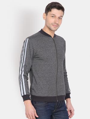 grey taped casual jacket - 16848011 - Standard Image - 2