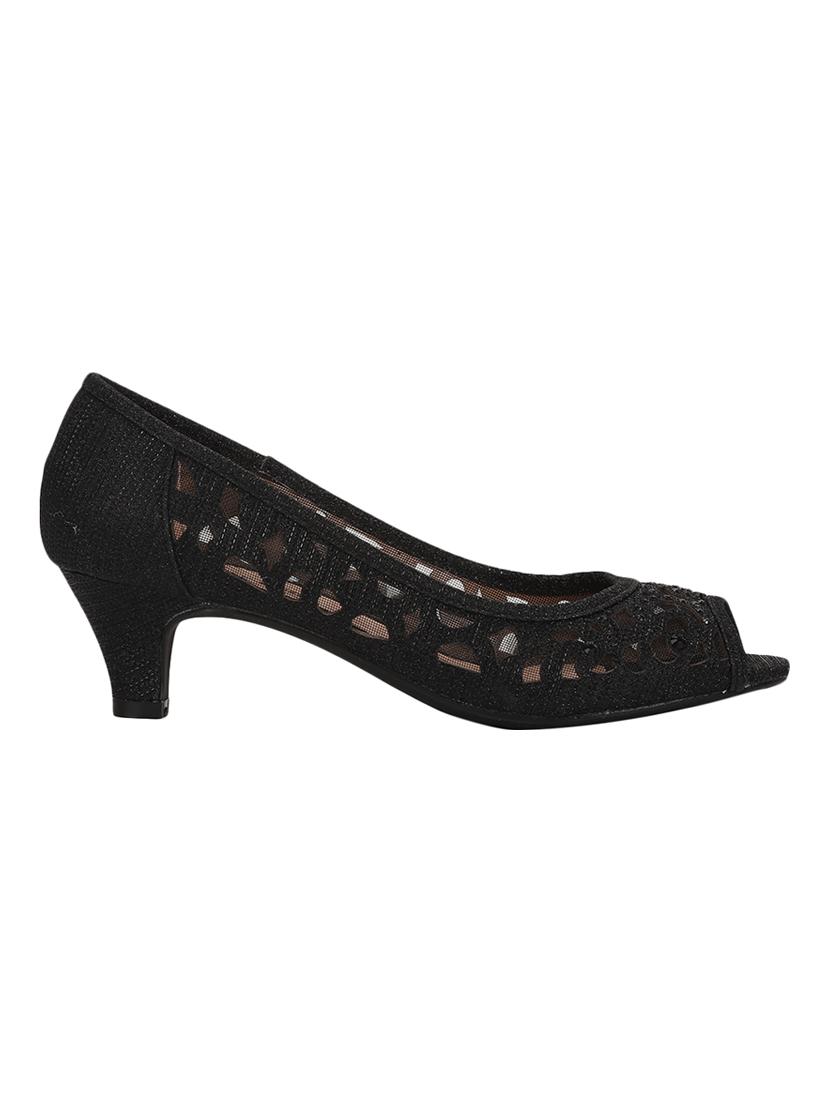 black slip on sandals - 16848735 - Zoom Image - 2