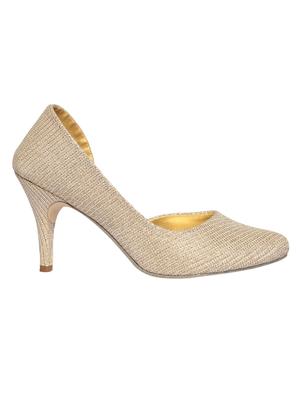 gold slip on pumps - 16849020 - Standard Image - 2
