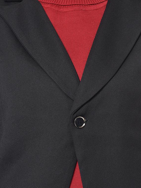 single button solid coat - 16852505 - Zoom Image - 5