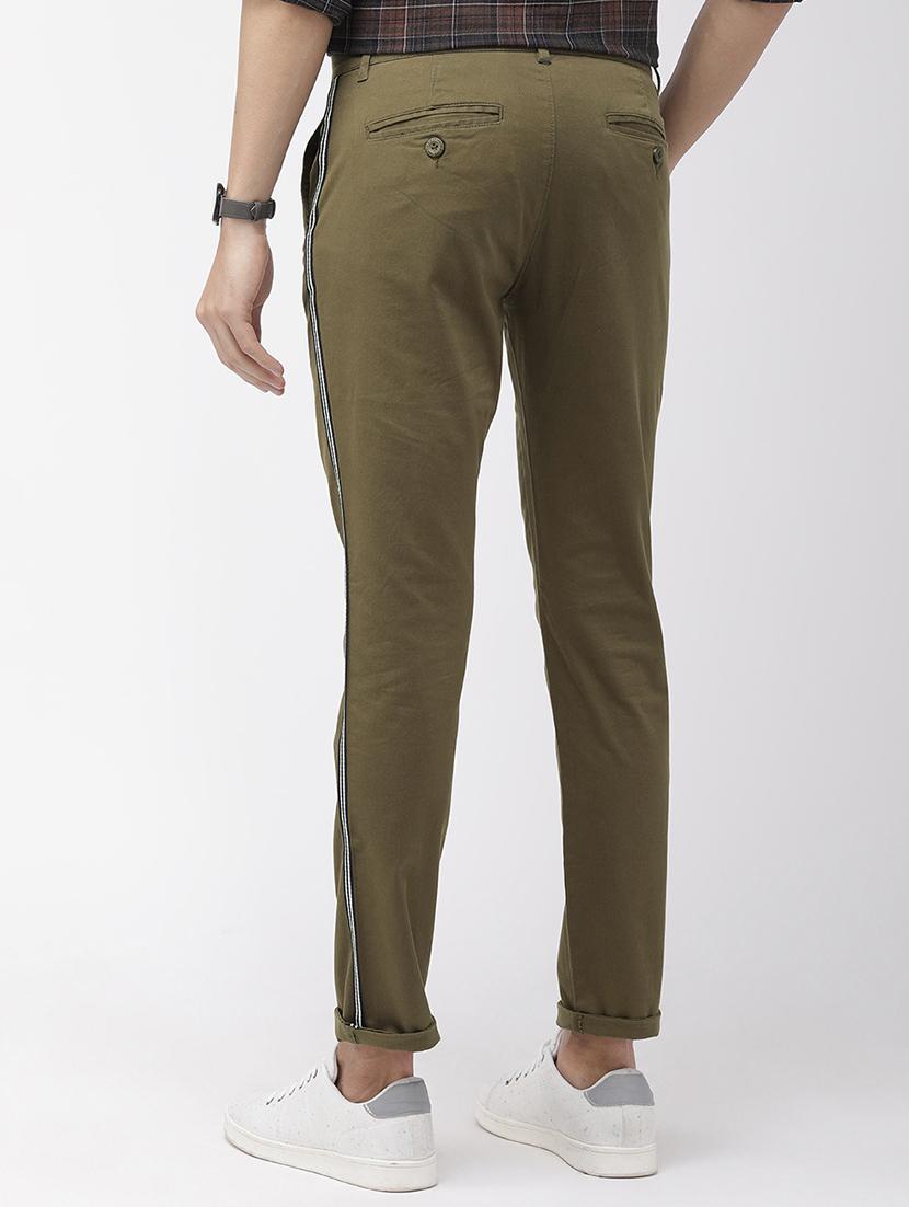 green taped chinos - 16855351 - Zoom Image - 2