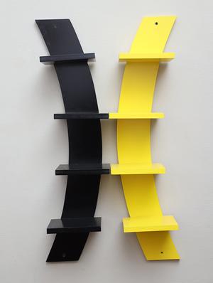 5 tier shape wall shelves (set of 2) - 16856066 - Standard Image - 2