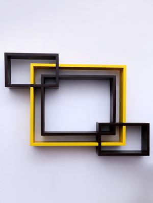mdf decoretive wall mount storage 4 shelves - 16856297 - Standard Image - 2