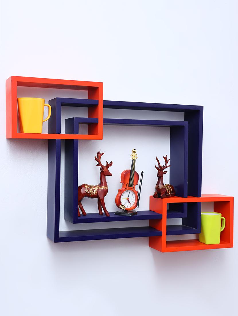 mdf decoretive wall mount storage 4 shelves - 16856300 - Zoom Image - 2