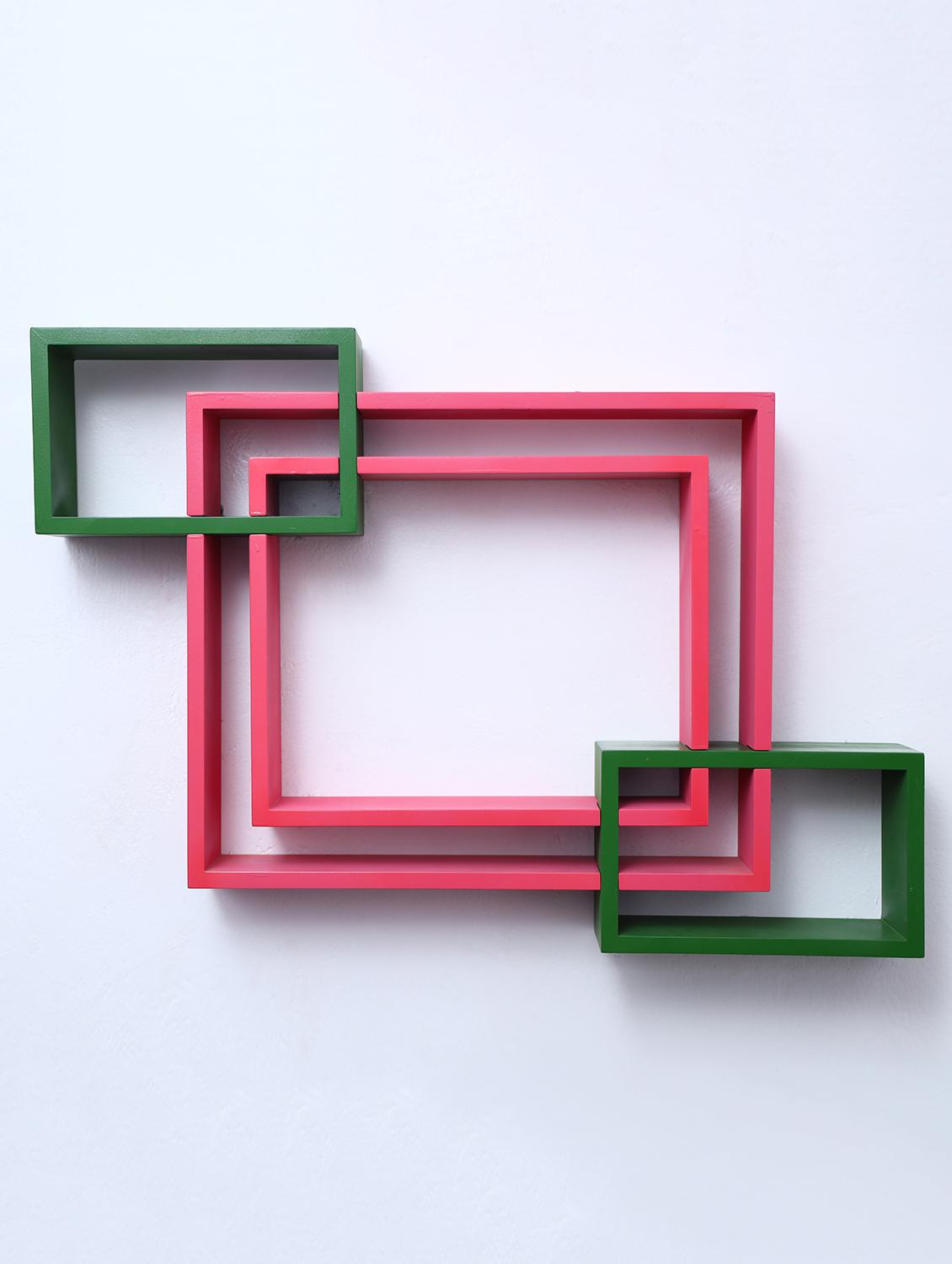 mdf decoretive wall mount storage 4 shelves - 16856319 - Zoom Image - 2