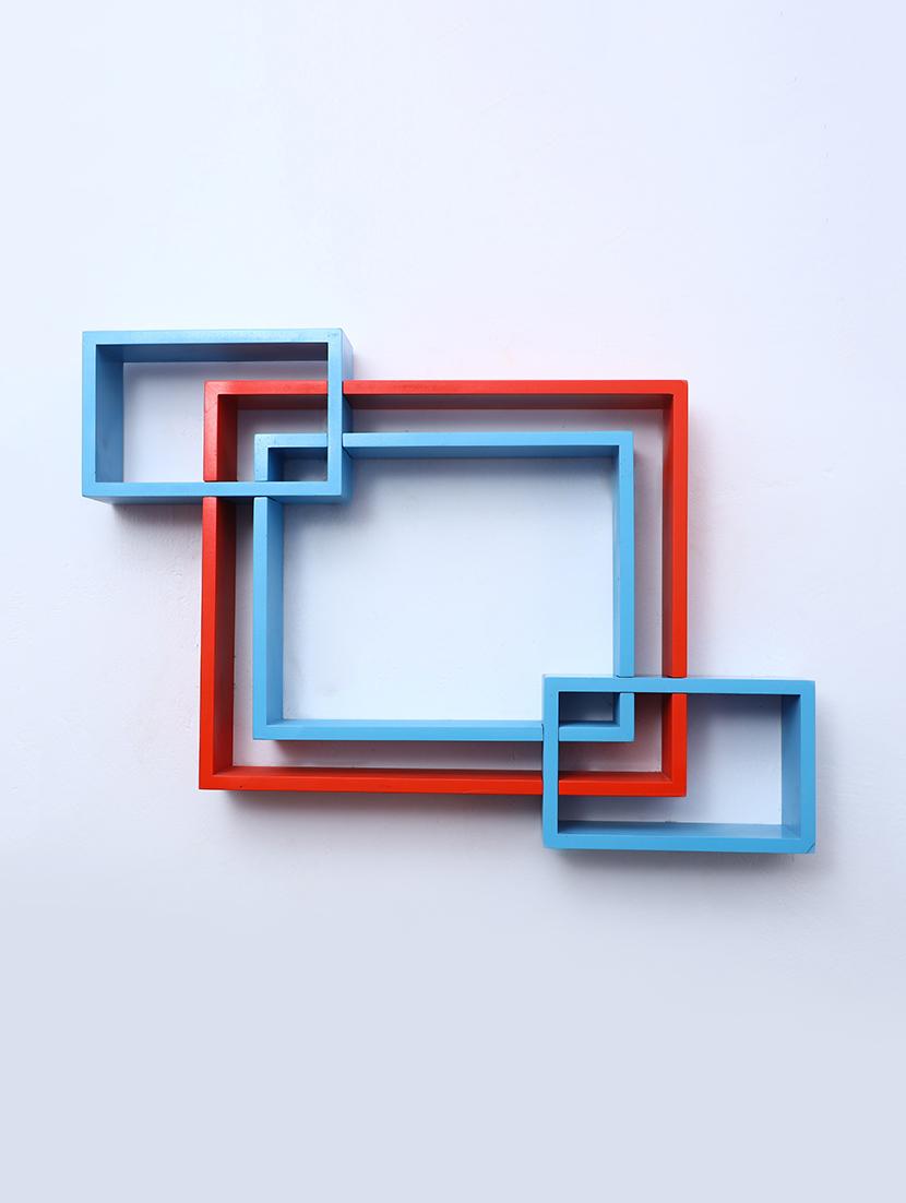 mdf decoretive wall mount storage 4 shelves - 16856344 - Zoom Image - 2