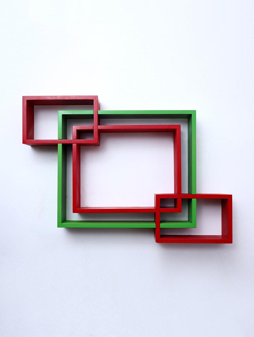 mdf decoretive wall mount storage 4 shelves - 16856354 - Zoom Image - 2