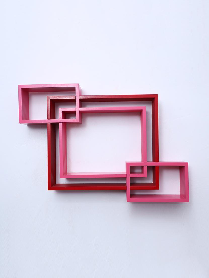 mdf decoretive wall mount storage 4 shelves - 16856356 - Zoom Image - 2