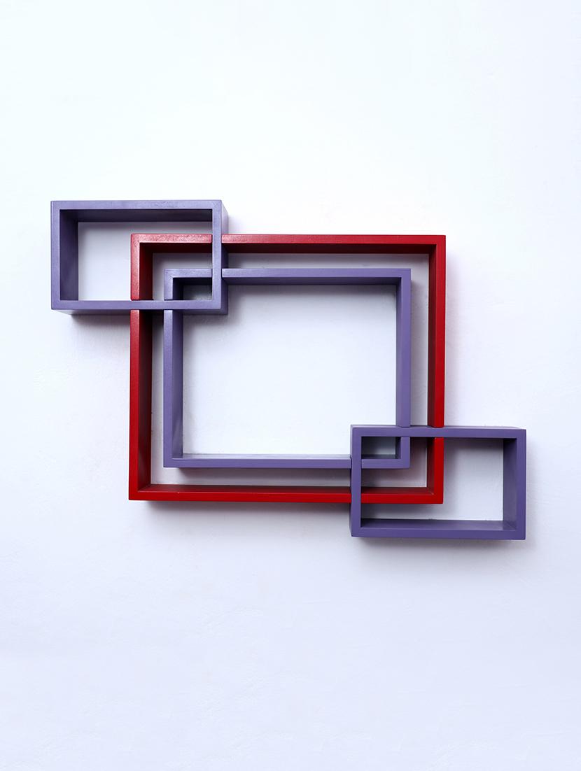 mdf decoretive wall mount storage 4 shelves - 16856357 - Zoom Image - 2
