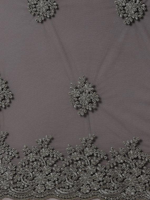 bordered embroidered saree with blouse - 16856974 - Zoom Image - 5