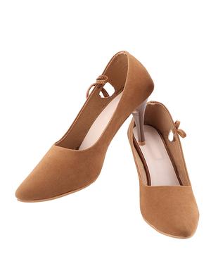 brown slip on pumps - 16857970 - Standard Image - 2