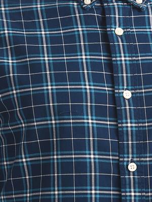 blue checkered casual shirt - 16858386 - Standard Image - 5