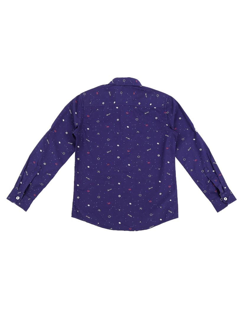 navy blue cotton shirt - 16858768 - Zoom Image - 2