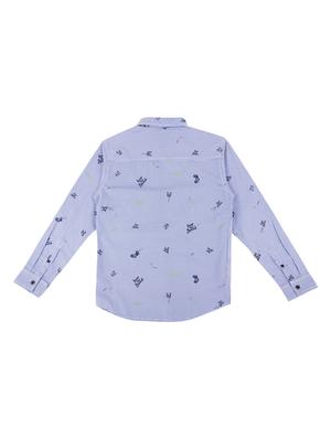 light blue cotton shirt - 16858784 - Standard Image - 2