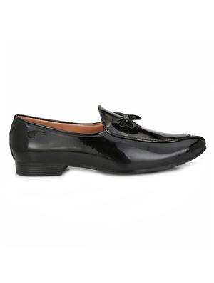 black leatherette slip ons - 16858840 - Standard Image - 2