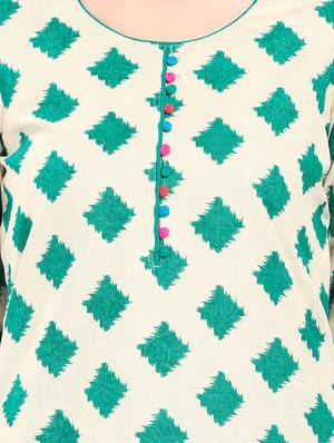 printed unstitched suit - 16859038 - Standard Image - 5