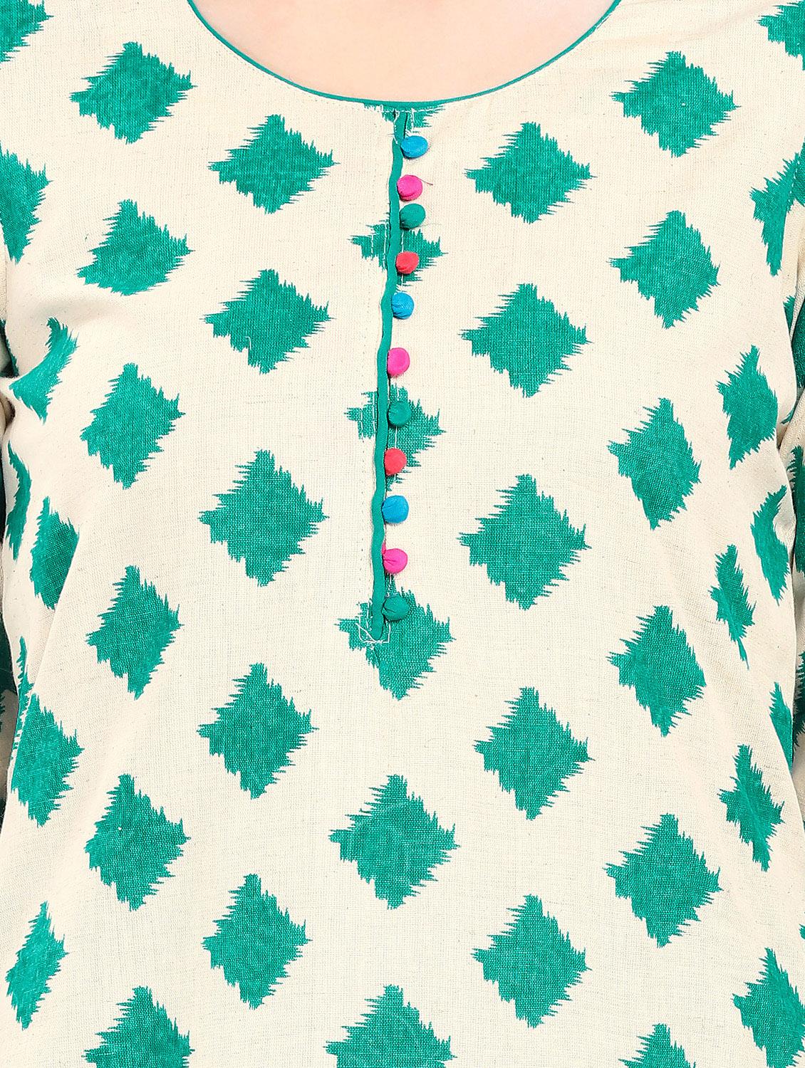printed unstitched suit - 16859038 - Zoom Image - 5