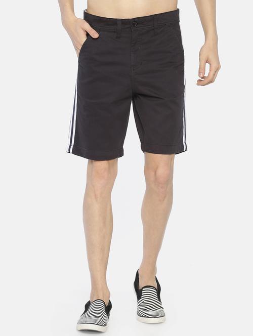 black side striped bermuda - 16859417 - Very Small Image - 1