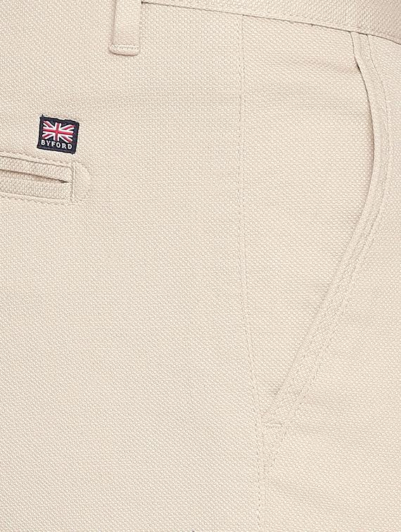 beige solid chinos - 16861738 - Zoom Image - 5
