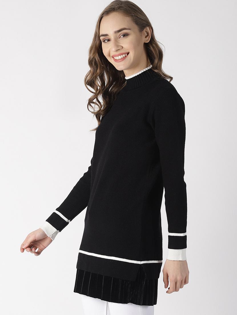 mock neck varsity pullover - 16862026 - Zoom Image - 2