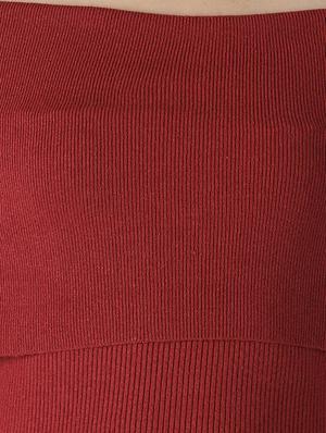 off shoulder textured pullover - 16862050 - Standard Image - 5