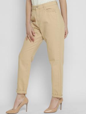 high rise solid jeans - 16862337 - Standard Image - 2