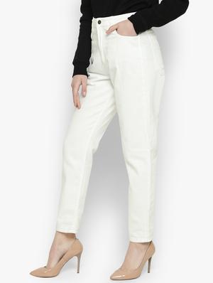 high rise solid jeans - 16862346 - Standard Image - 2