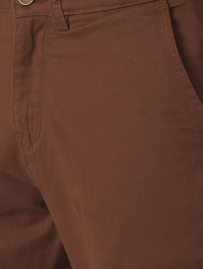 brown solid chinos - 16862378 - Zoom Image - 5