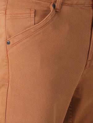 brown solid chinos - 16862379 - Standard Image - 5