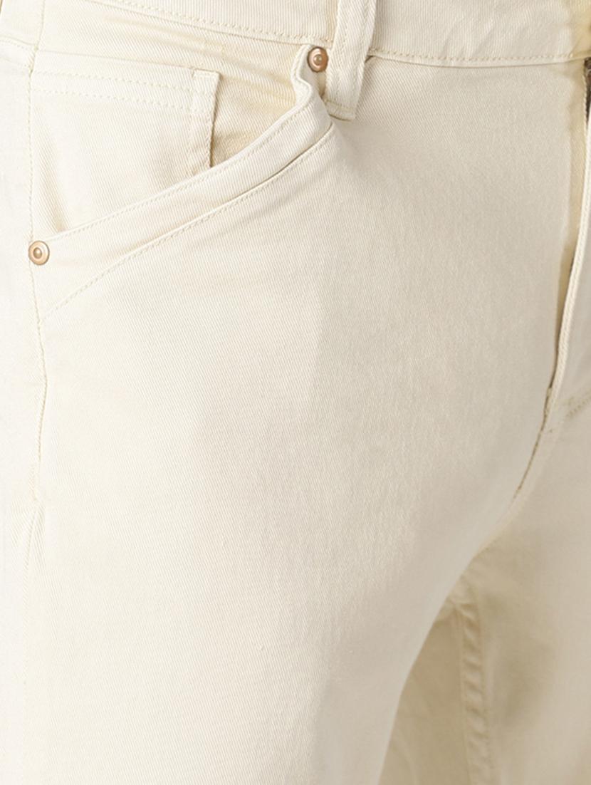 beige solid chinos - 16862380 - Zoom Image - 5