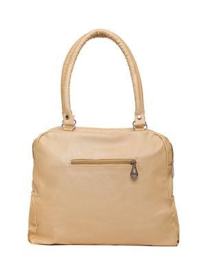 beige leatherette regular handbag - 16863925 - Standard Image - 2