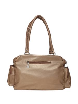 brown leatherette regular handbag - 16863950 - Standard Image - 2