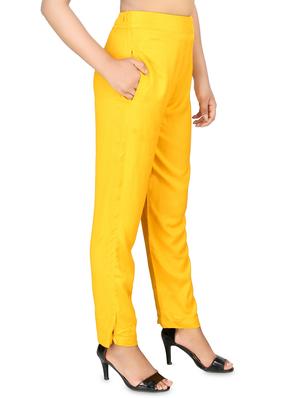 high rise solid trouser - 16864607 - Standard Image - 2