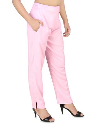 high rise solid trouser - 16864613 - Standard Image - 2