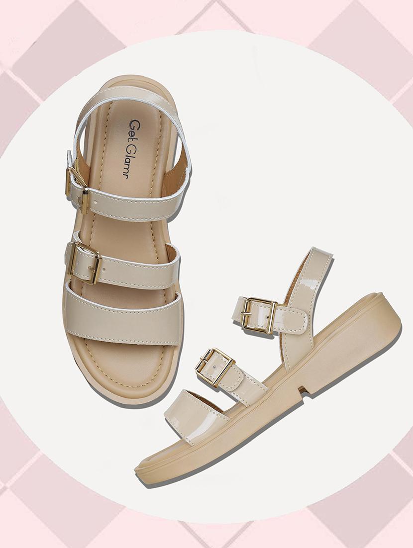 beige back strap sandals - 16864647 - Zoom Image - 5