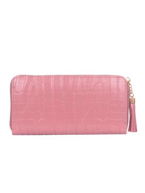 pink leatherette clutch - 16864732 - Standard Image - 2