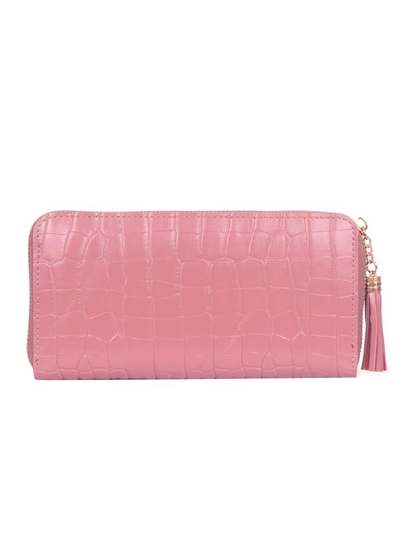 pink leatherette clutch - 16864732 - Zoom Image - 2