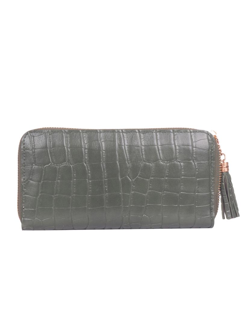 green leatherette clutch - 16864735 - Zoom Image - 2